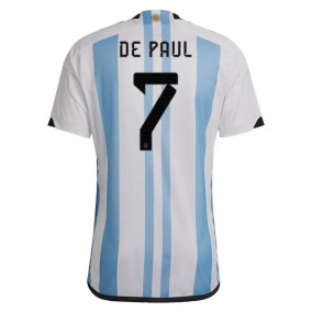 Argentina Rodrigo De Paul 7 2023/2024 Hjemmebanetrøje